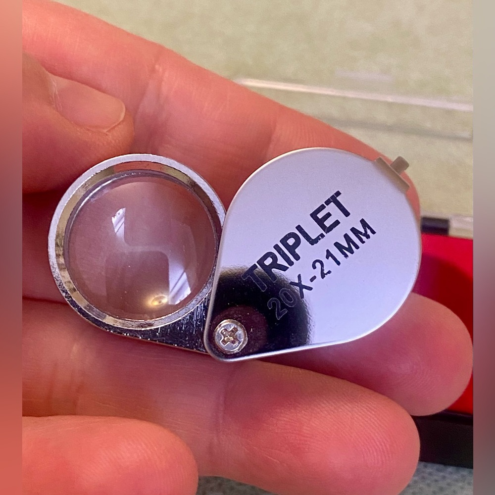 Triplet 20X-21MM Silver Magnifier